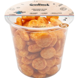 Crackers de riz saveur chili 130g
